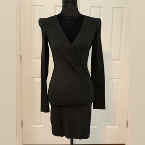 Sexy Black cross over dress